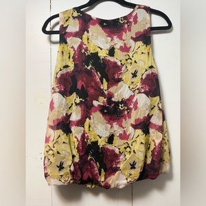 Yellow and Purple Professional/Dressy Tank Top